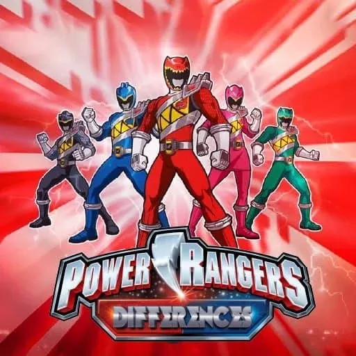 Power Rangers: Spot the Difference Challenge