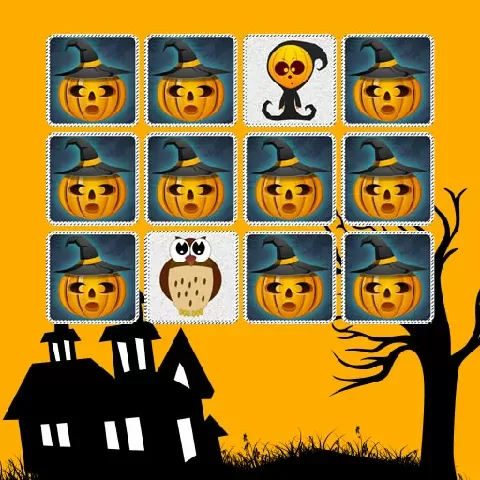 Kids Memory Game: Halloween