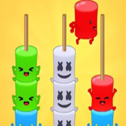 Candy Cane Fruit Fusion: A Sweet Sorting Puzzle