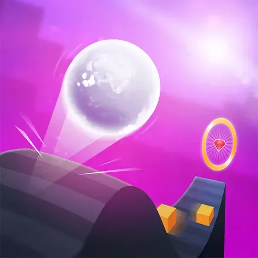 Pixel Plunge: Retro Downhill Dash